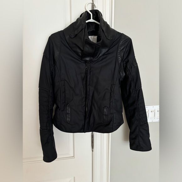 Black ‘leather’ jacket size S - Picture 1 of 3